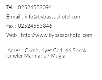 Bybassos Hotel iletiim bilgileri